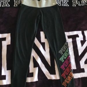 VS PINK Bling Yoga Leggings